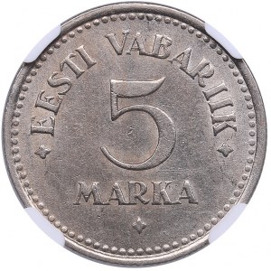 Estonia 5 marka 1922 - NGC MS 61