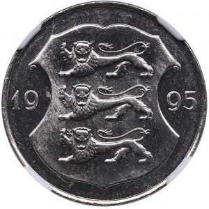 Estonia 1 kroon 1995 - NGC MS 66