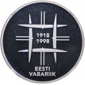 Estonia 10 krooni 1998 - National Anniversary - NGC PF 69 ULTRA CAMEO