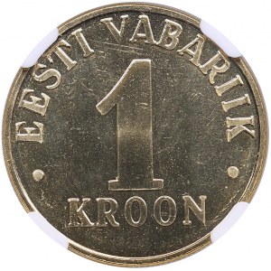 Estonia 1 kroon 2000 - NGC MS 66