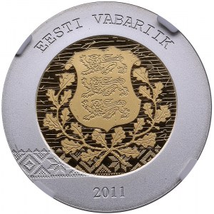 Estonia 20 euro 2011 - NGC PF 69 ULTRA CAMEO