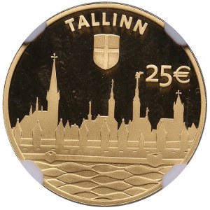 Estonia 25 euro 2017 - Hanseatic Tallinn - NGC PF 70 ULTRA CAMEO