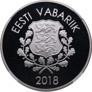 Estonia 10 euro 2018 - Pyeongchang Olympics - NGC PF 70 ULTRA CAMEO