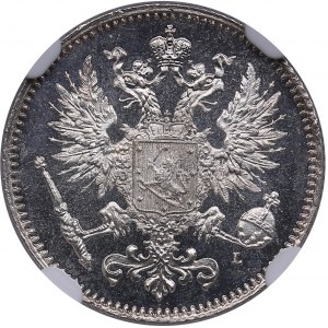 Russia, Finland 50 pennia 1893 L - NGC MS 67 * PL