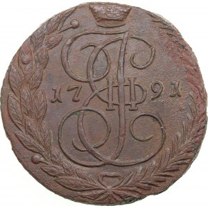 Russia 5 kopecks 1791 EM