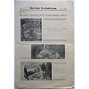 ORLIM SZLAKIEM. Lublin 1945. Seria I. Nr.10. Wydanie i druk jw. Format jw. s. 4...