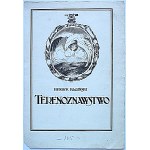 [PROJEKTY OKŁADEK]. Dwa projekty okładek książkowych wykonanych tuszem na kartonach...