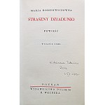 RODZIEWICZÓWNA MARJA. Straszny Dziadunio. Powieść. Wydanie ósme. Poznań [...]. Wydawnictwo Polskie R. Wegnera...