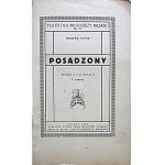 TOPÓR ZBIGNIEW. [Czy to nie Brzeska Wanda?]. Posądzony. Sztuka w 5-ciu aktach. Wydanie drugie. Poznań 1928...