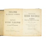 [KSIĄŻKA KUCHARSKA] Poradnik dla młodych gospodyń. Praktyczny kucharz warszawski, Warszawa 1880r., wydanie II, RZADKIE