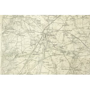 [MOGILNO] Mapa stan na rok 1917, skala 1: 100.000, rozmiar 48 x 37,5cm
