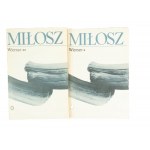 MIŁOSZ Czesław - Wiersze, tom I-II, wydanie I, Wydawnictwo Literackie Kraków-Wrocław 1985r.