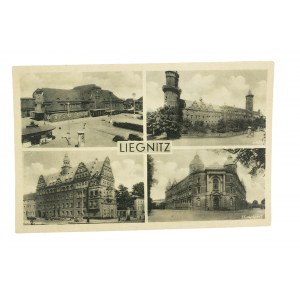 [LEGNICA] zestaw 9 pocztówek z widokami Legnicy, przed 1945r.