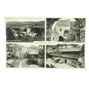 [JANOWICE WIELKIE] Riesengebirge, Jannowitz, cztery widoki, przed 1945r.