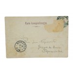 [KALWARIA ZEBRZYDOWSKA] Pozdrowienia z Kalwaryi Zebrzydowskiej, długi adres, 1902r.