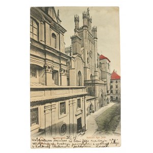 [WARSZAWA] - Kościół Sgo. Jana, długi adres, 1905r.