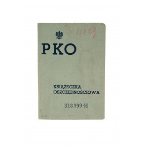Książeczka oszczędnościowa PKO 8.VII.1937
