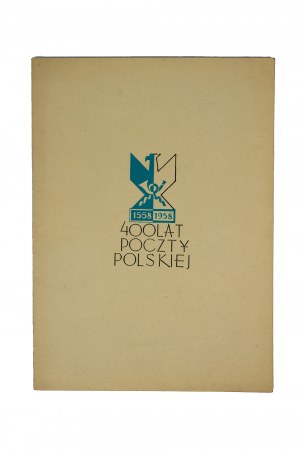 KARNET 400 lat Poczty Polskiej 1558 - 1958, z okolicznościowym arkusikiem