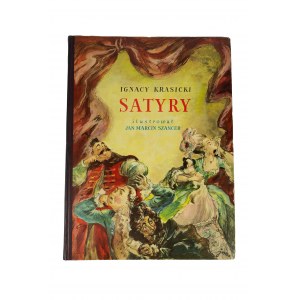 KRASICKI Ignacy - Satyry, ilustracje Jan Marcin Szancer, wydanie 1952r.