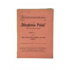 [ANTYSEMITYZM] Odżydzenie Polski (jest zbawieniem Polski), zeszyt I, 1917r.