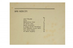 [PIŁSUDSKI] OPAŁEK Mieczysław - W dworku na Litwie. Z lat dziecinnych Józefa Piłsudskiego, Kraków 1917r.