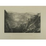 [TATRY] Widok z Kominów Dudowych na Dolinę Chochołowską, fot. z natury W. Bizański, [Heliograwiura] 36 x 27,5cm, 1902r.