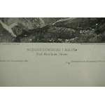 [TATRY] Mięguszowiecki i Mnich nad Morskim Okiem, fot. z natury dr Z. Jaworski, [heliograwiura], 36 x 27,5cm, 1900r.