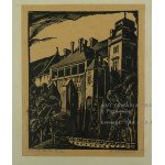 RACZYŃSKI Stanisław - Wawel, Kurza Stopka, [drzeworyt] sygnowany pod kompozycją, 13,5 x 17cm