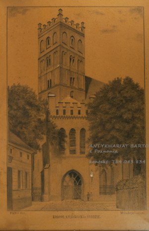 GABRYELEWICZ W. - Kościół Kolegiacki w Środzie, 22,5 x 33,5cm, Poznań 1933r.