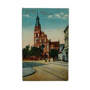[BYDGOSZCZ] Pocztówka Bromberg - Dreifaltigkeitskirche / Bydoszcz - Kościół św. Trójcy, z obiegu, 8,8 x 13,8cm
