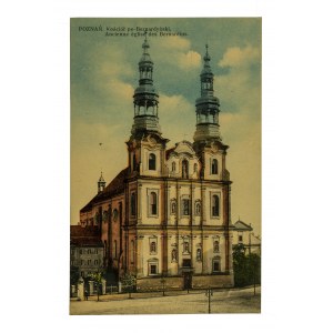 [POZNAŃ] Pocztówka Poznań Kościół po-Bernardyński, bez obiegu, Salon Malarzy Polskich w Krakowie