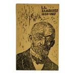 Zestaw 4 sztuk pocztówek w języku esperanto z Ludwikiem Zamnhoff i Karl von Frenckel