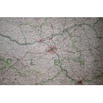 Mapa Der Kriegsschauplatz in Polen / Teatr wojny w Polsce, Carl Flemming, A.G. Berlin und Glogau, 78 x 109cm, skala 1:600.000