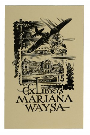 Exlibris Mariana Waysa, 8 x 12,5cm