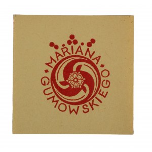 Exlibris Mariana Gumowskiego, 7,8 x 7,8cm
