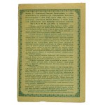 [OBLIGACJA] 5% Państwowej Pożyczki Konwersyjnej z r. 1924 wartości 100 złotych, 1 września 1924r.