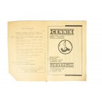 Cennik nr 10 Fabryka środków chemicznych do zwalczania chorób i szkodników roślin UNIVERSUM Poznań, 1939r.