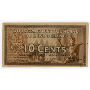 French Indochina 10 Cents 1939 (ND)