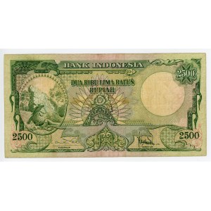 Indonesia 2500 Rupiah 1957