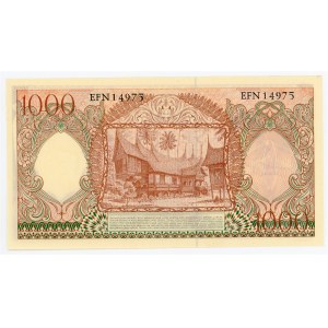 Indonesia 1000 Rupiah 1958