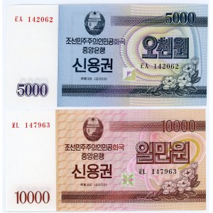 Korea 5000 & 10000 Won 2003
