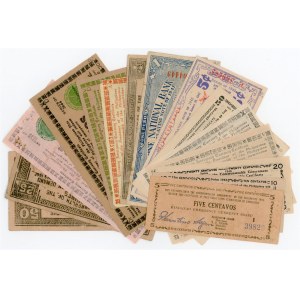 Philippines Lot of 15 Banknotes 1941 - 1944