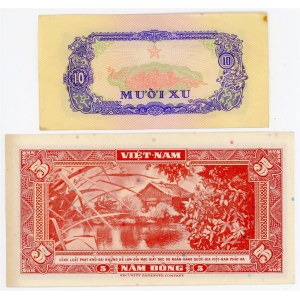 Vietnam 5 Dong & 10 Xu 1955 - 1963 (ND)