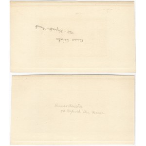 China Russo-Asiatic Bank Harbin 50 Kopeks 1917 Face and Back Proofs