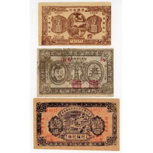 China Lot of 3 Hell Notes 1922