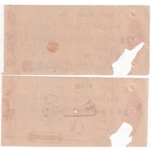 China Cheques 4000-100000 Dollars 1933