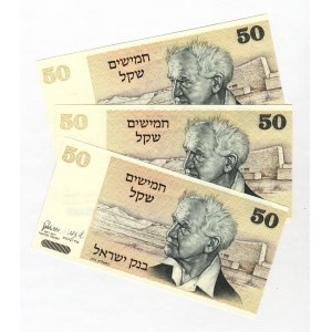 Israel 3 x 50 Lira 1978 (5738)