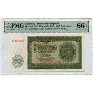 Germany - DDR 50 Deutsche Mark 1948 PMG 66 EPQ