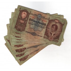 Hungary 10 x 50 Pengo 1932