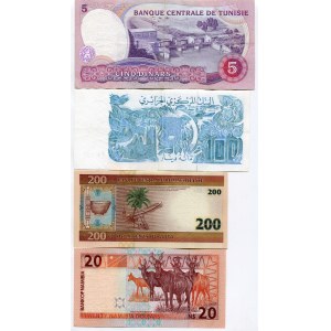 Africa Lot of 4 Notes 1982 - 2004